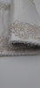 Handmade Table Runner (Off White Silver with Pearl)