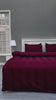 Premium Quality Bed Sheet With Flat Sheet (Maroon)