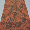 Burnt Orange Handmade Beaded Runner (Design-2)