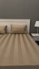 Fitted & Flat sheets with Pillowcase (Beige)