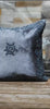 Handmade velvet Cushion Cover (Grey on Grey)