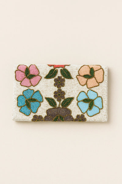 Handmade Beaded Clutch with string (Design-6)