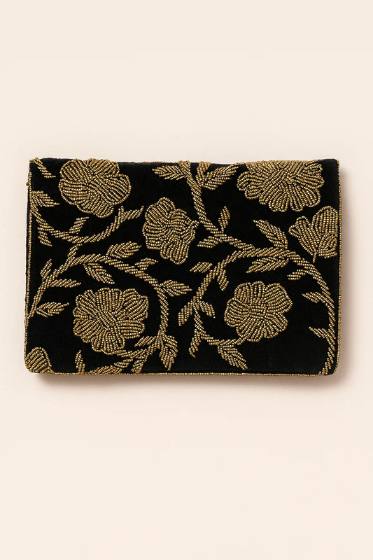 Handmade Beaded Clutch with string (Design-9)