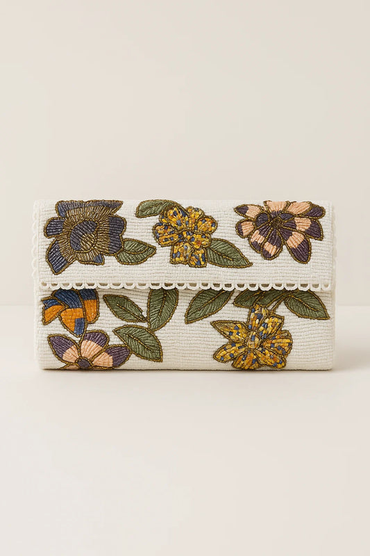 Handmade Beaded Clutch with string (Design-8)