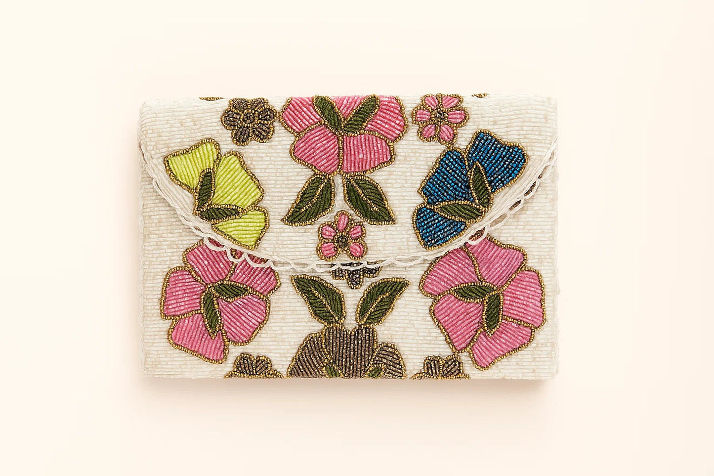 Handmade Beaded Clutch with string (Design-6)