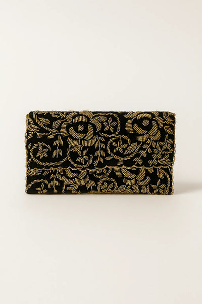 Handmade Beaded Clutch with string (Design-12)