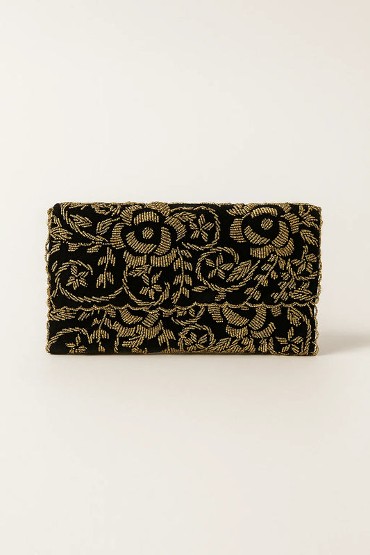 Handmade Beaded Clutch with string (Design-12)