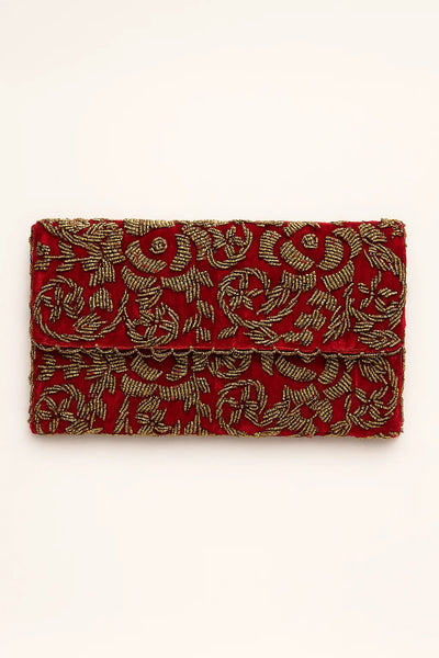 Handmade Beaded Clutch with string (Design-15)