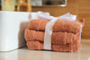 Soft Dark Pink Cotton Face Towel Set - 3 Pack - Handmade Stories