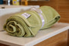 Light Green Cotton Bath Towel - Soft & Absorbent - Handmade Stories