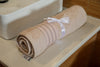 Powder Pink Cotton Bath Towel - Soft & Absorbent - Handmade Stories